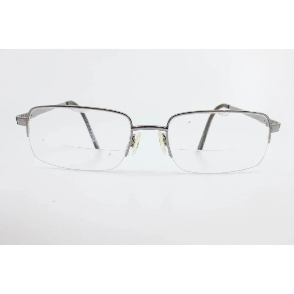 Max by Max Cole MMC 03 COL 20 Gunmetal Rectangular Eyeglasses 57-19-145